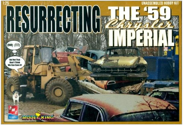 AMT 21567 1959 Chrysler Imperial Hardtop Customizing Kit